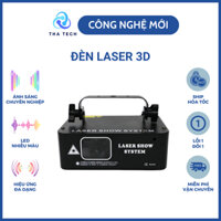 Đèn laser bay phòng 3D loại quét màng, đèn bay phòng 3D SR1000 12in1 dành cho sân khấu, vũ trường