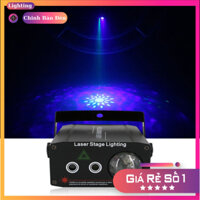 Đèn Laser Bay Phòng Mini 3D Màng Ảo 3In1 Hiệu Ứng Sóng Nước 3D Kết Hợp Hình Hoạ Tiết Cảm Biến Âm Thanh Cho Phòng Bay , Karaoke