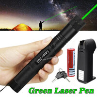 Đèn laser  bút laze lazer 303 tia xanh cực sáng công suất lớn chiếu xa 3km Tặng kèm Pin sạc bao gồm bộ sạc(giá thấp)