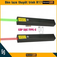 Đèn laser , bút laze R17 sạc Type-C thuyết trình , giảng dạy