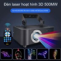 Đèn laser hoạt hình 3D 500MW RGB đầy đủ màu sắc