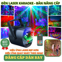 Đèn laser karaoke (bản nâng cấp) nháy theo nhạc , đèn led xoay trang trí quán bar, karaoke, trang trí nhà cửa