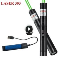 Đèn laser màu xanh siêu sáng Laser 303 dùng cho tivi LED, công trình, giá rẻ
