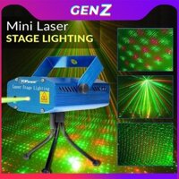 Đèn Laser mini bay phòng 4 chế độ 64 hiệu ứng cảm biến âm thanh cực nhạy - Đèn laser cảm biến nhạc trang trí phòng bay