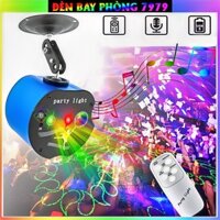 Đèn Laser Mini Chính Hãng Cảm Biến Theo Nhạc Với Hơn 60 Hiệu Ứng Dùng Cho Phòng Bay Karaoke Bar...