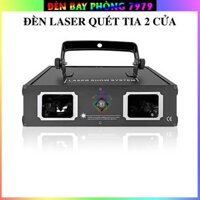 Đèn Laser Quét Tia 2 Cửa 7 Màu