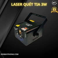 Đèn Laser Quét Tia FX-3000 Công Xuất 3W RGB Trang Trí Sân Khấu, Tiệc Cưới, Phòng Karaoke, Phòng Bay Tia Cực Nét