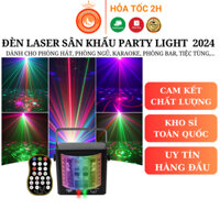 Đèn Laser Sân Khấu Thế Hệ Mới 2024, Đèn Led Sân Khấu Party Light Kết Hợp Hiệu Ứng Đèn 15 Mắt Và 3 Mắt Dùng Cho Sự Kiện