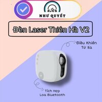 Đèn Laser Thiên Hà V2 Chiếu Bầu Trời Sao Galaxy Kết Hợp Loa Bluetooth Dùng Cho Phòng Ngủ Phòng Bay