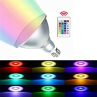 Đèn LED 15W 25W PAR38 PAR30 PAR Đèn có thể điều chỉnh độ sáng RGB E27 IP65 220V Bóng đèn LED Đèn lũ Điều khiển từ xa Nhiều màu Trang trí nhà cửa