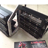 đèn led 3 tầng và pass nhôm gắn honda msx 125 form hạ lùn