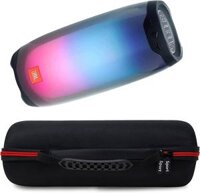 Đèn LED 360 màu và Hộp đựng du lịch Hardshell Deluxe (Đen) cho Loa Bluetooth di động JBL Pulse 4 chống nước