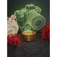 Đèn led 3D đèn decor bàn làm việc dành cho các Photographer
