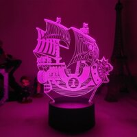 Đèn Led 3d Tàu Hải Tặc Anime One Piece Thousand Sunny Light for bedroom decore light cool gift for child study room lamp