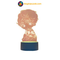 Đèn Led 3d Thegioipuzzle mô hình chibi BTS dễ thương