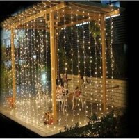 Đèn led 3x3m hàng nhập, rèm đèn led  trang trí, dây đèn led