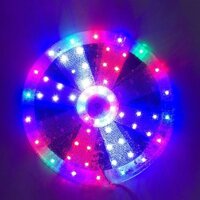 Đèn LED 8 Cánh Trang Trí  Xe Ô Tô, Xe Tải 12-24V