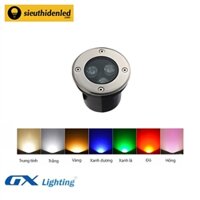 Đèn Led Âm Đất Tròn 3W GX Lighting ADT-3W