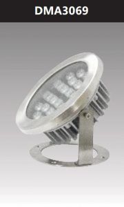 Đèn led âm nước ánh sáng đa sắc 6W