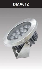Đèn led âm nước ánh sáng đơn sắc 12W
