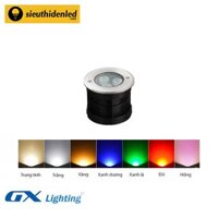 Đèn led âm nước chôn 3W GX-Lighting