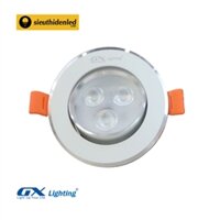 ĐÈN LED ÂM TRẦN 3W THD-304 GX LIGHTING