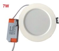 Đèn led âm trần 7W giá rẻ phi 100 lỗ khoét 70-85mm