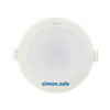 Đèn led âm trần 8w 4000k wave downlight ánh sáng trung tính simon n03e0-1017