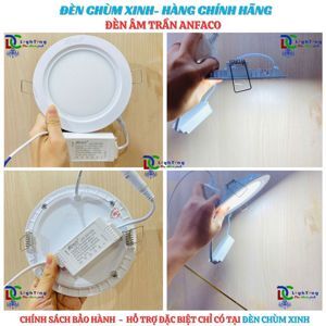 Đèn led âm trần Anfaco AFC 608 - 9W