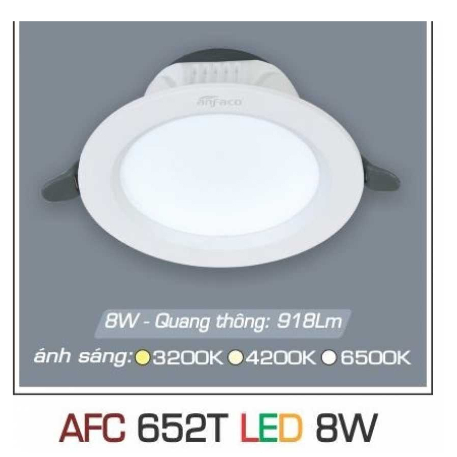 Đèn led âm trần Anfaco AFC 652T - 8W
