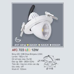 Đèn led âm trần Anfaco AFC 723 - 12W