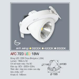 Đèn led âm trần Anfaco AFC 723 - 18W