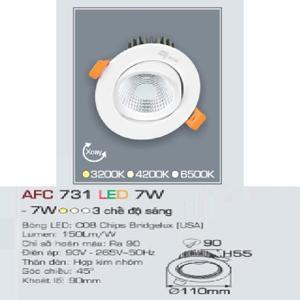 Đèn led âm trần Anfaco AFC 731 - 7W