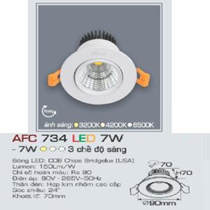 Đèn led âm trần Anfaco AFC 734 - 7W