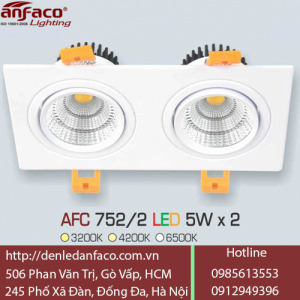 Đèn led âm trần Anfaco AFC 752/2 - 5W