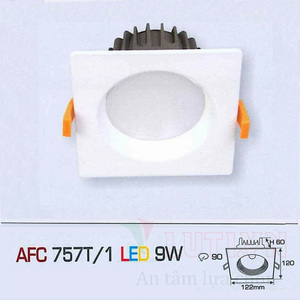 Đèn led âm trần Anfaco AFC 757T/1 - 9W