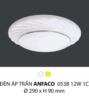 Đèn led âm trần Anfaco AFC-053B - 12W, 1CĐ