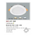 Đèn led âm trần Anfaco AFC-417 - 12W, 3CĐ
