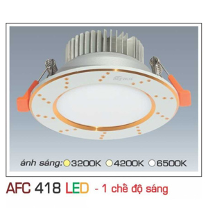 Đèn led âm trần Anfaco AFC 418 - 9W