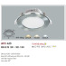 Đèn led âm trần Anfaco AFC-423- 7W, 3CĐ