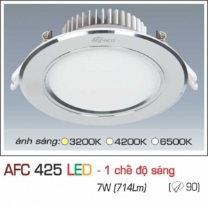 Đèn led âm trần Anfaco AFC 425 - 7W, 1CĐ
