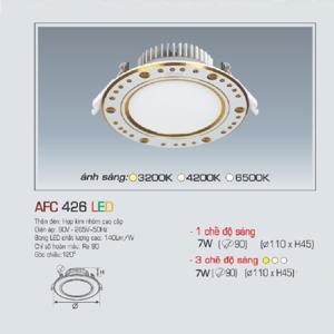 Đèn led âm trần Anfaco AFC-426 - 7W, 1CĐ