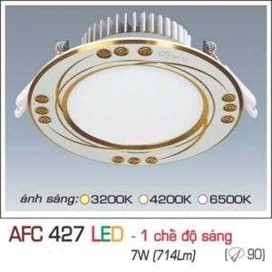 Đèn led âm trần Anfaco AFC 427 - 7W, 1CĐ