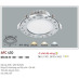 Đèn led âm trần Anfaco AFC-430 - 7W, 3CĐ