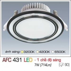Đèn led âm trần Anfaco AFC-431 - 7W, 1CĐ