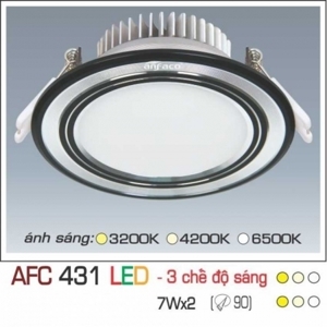 Đèn led âm trần Anfaco AFC-431 - 7W, 3CĐ