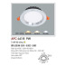 Đèn led âm trần Anfaco AFC-441B - 9W, 3CĐ
