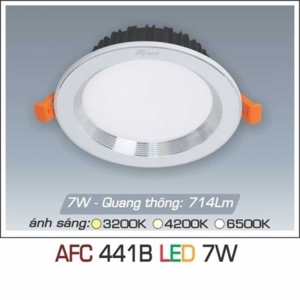 Đèn led âm trần Anfaco AFC-441B - 7W, 1CĐ