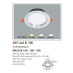 Đèn led âm trần Anfaco AFC-441B - 7W, 3CĐ