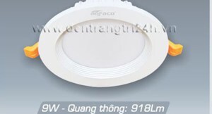 Đèn led âm trần Anfaco AFC-442 - 9W, 1CĐ
